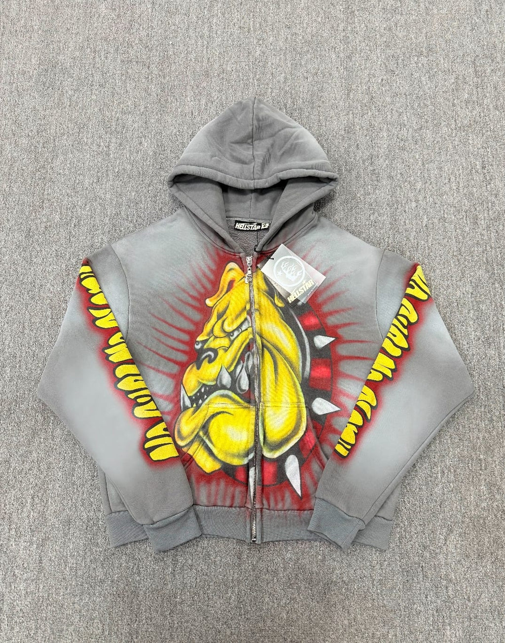 Hellstar Studio Zip-up hoodie