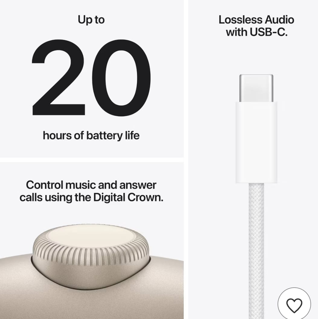 AirPods Max Starlight