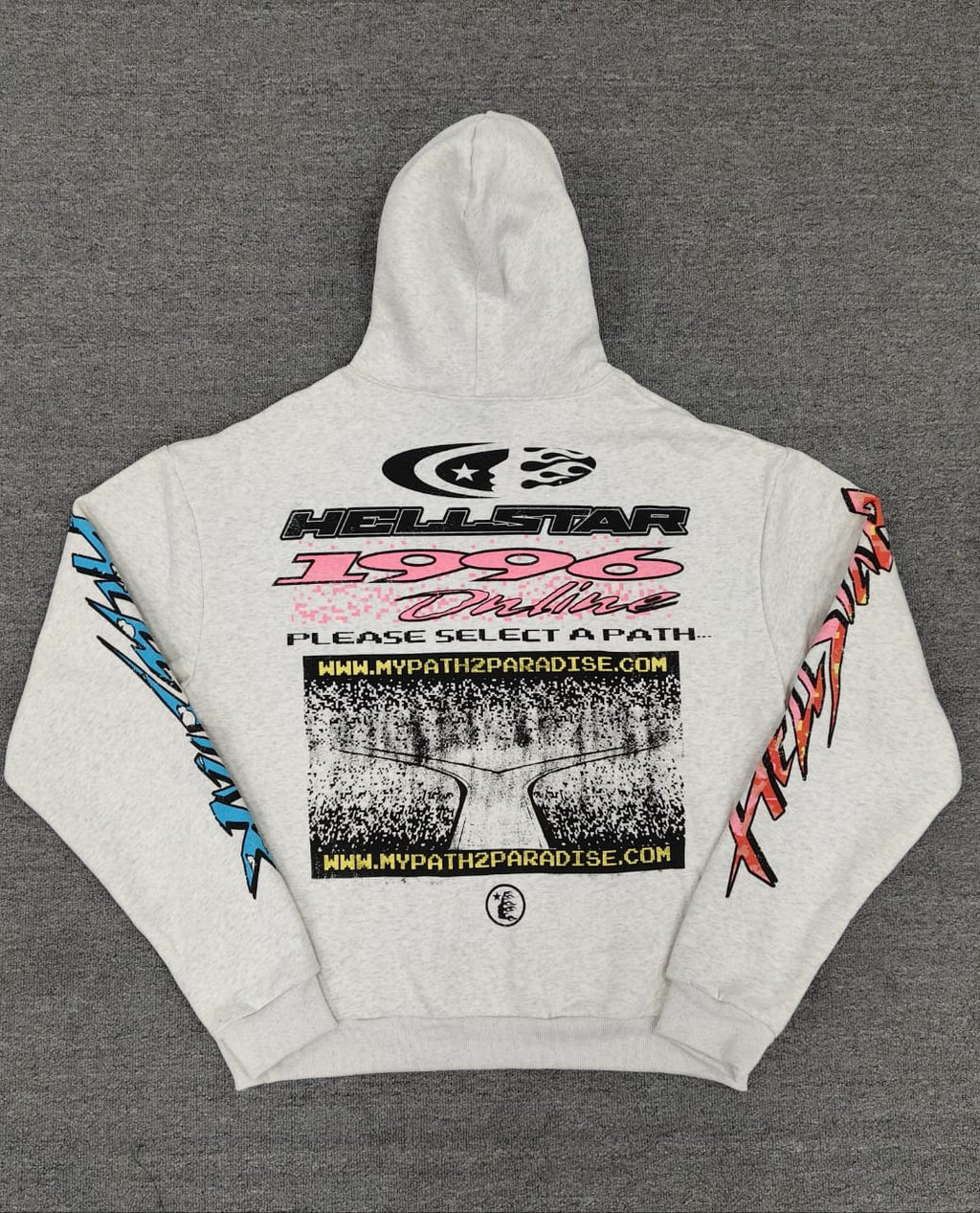 Hellstar Long Sleeve White Pixel