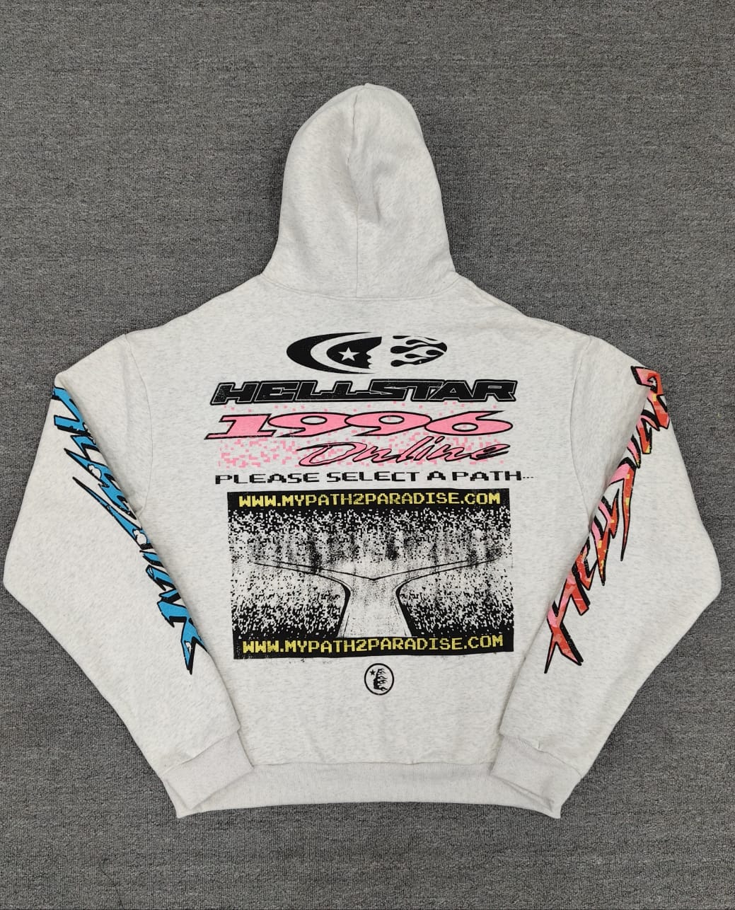 Hellstar Long Sleeve White Pixel