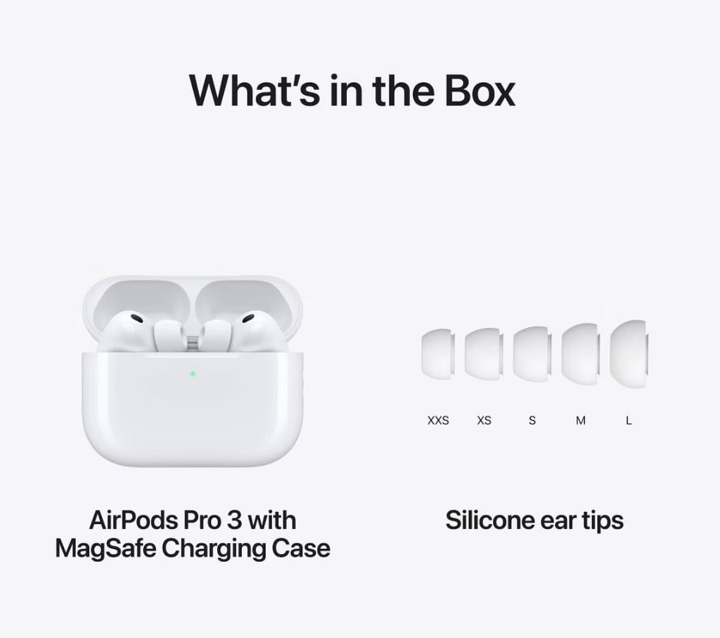 Apple AirPods Pro 3 Wireless Earbuds with Active Noise Cancellation