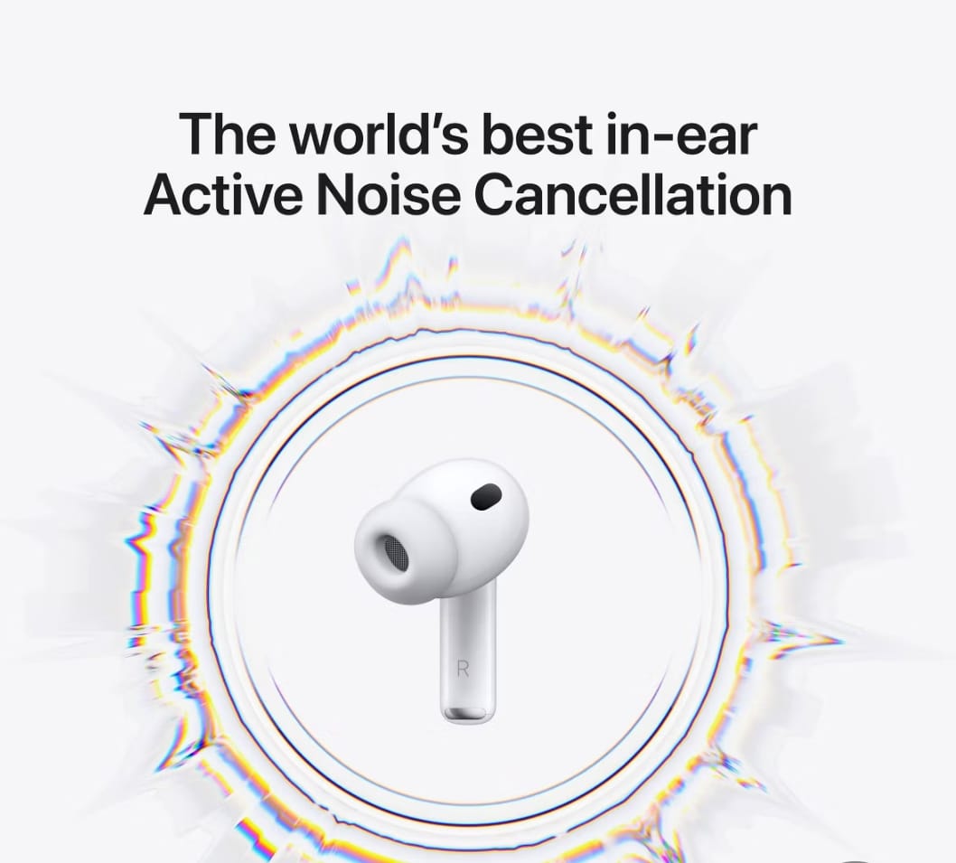 Apple AirPods Pro 3 Wireless Earbuds with Active Noise Cancellation