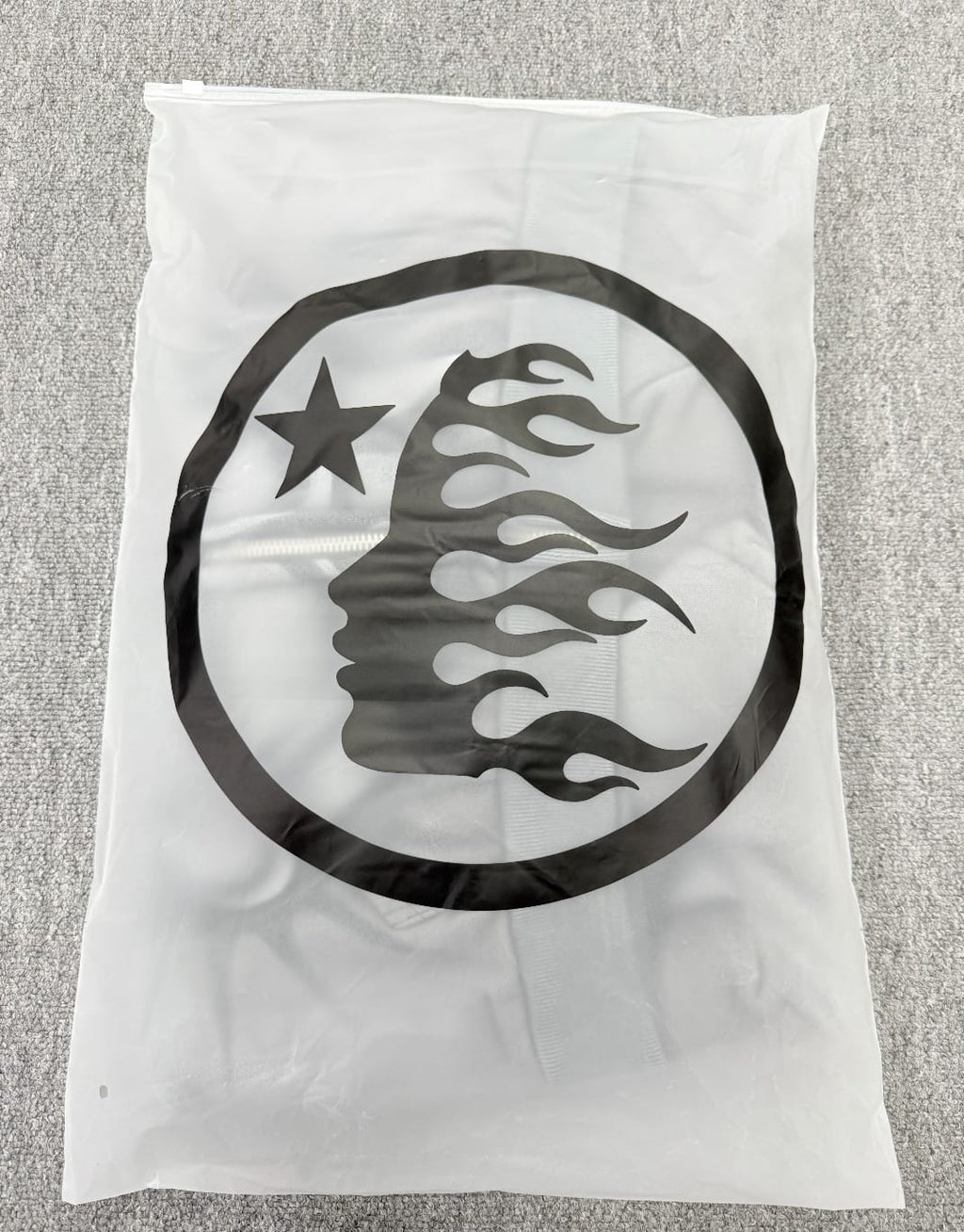 Hellstar Bulldog airbrushed zip-up hoodie