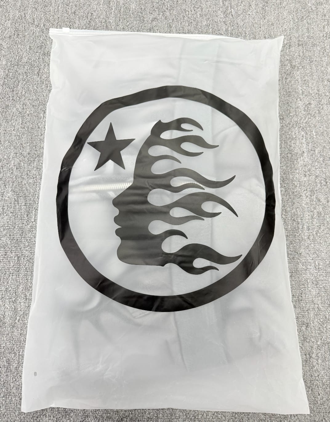 Hellstar Bulldog airbrushed zip-up hoodie