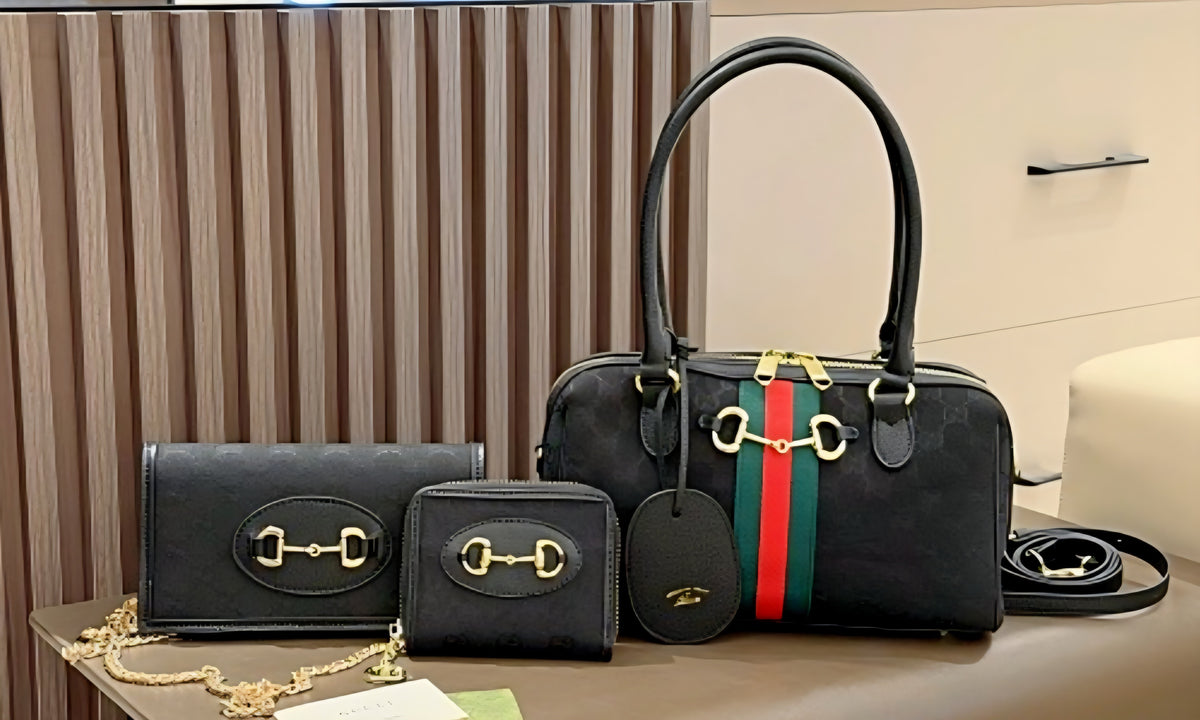 Gucci Borsetto medium Boston bag set featuring